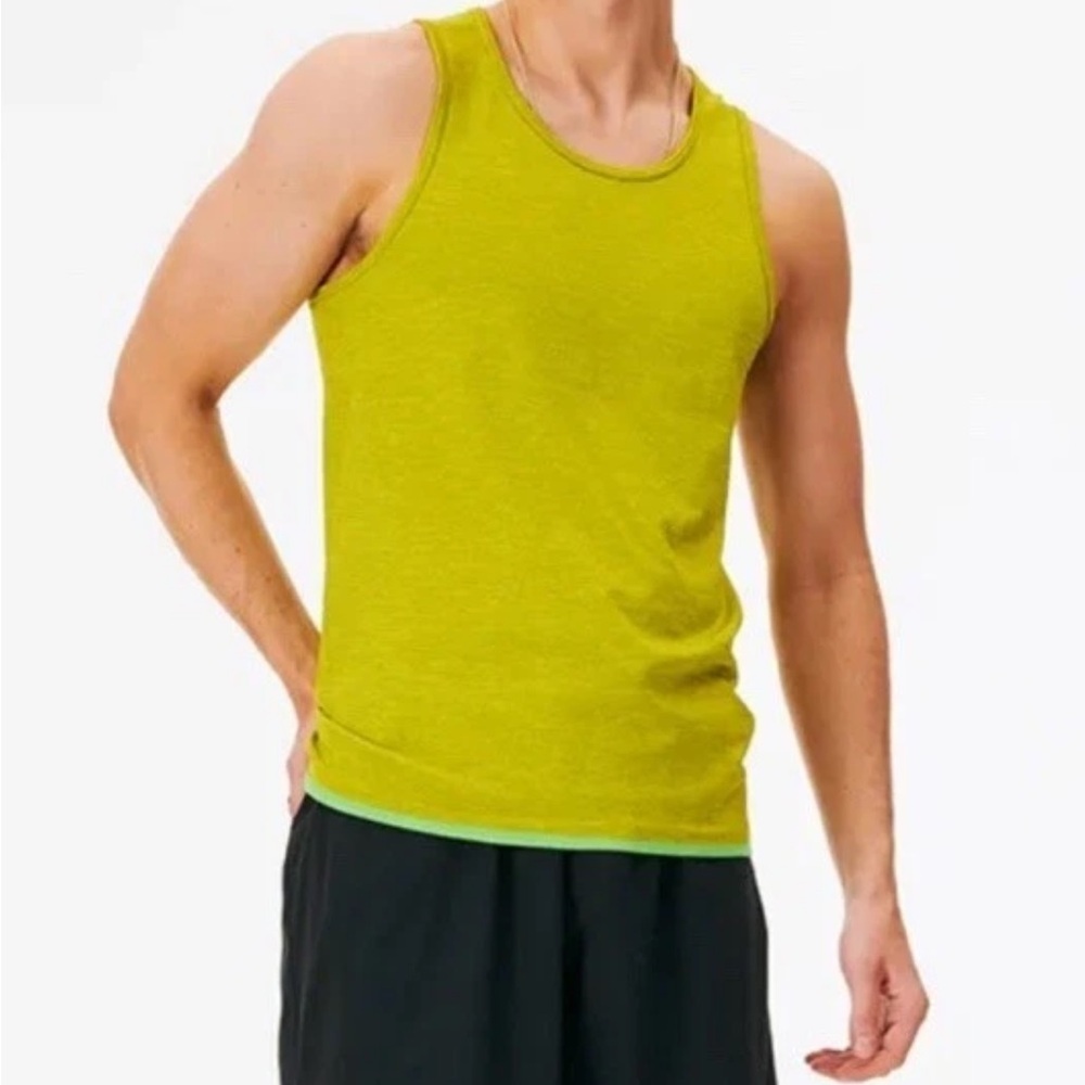 Outdoor Voices Seamless Tank  Green Apple Size XL